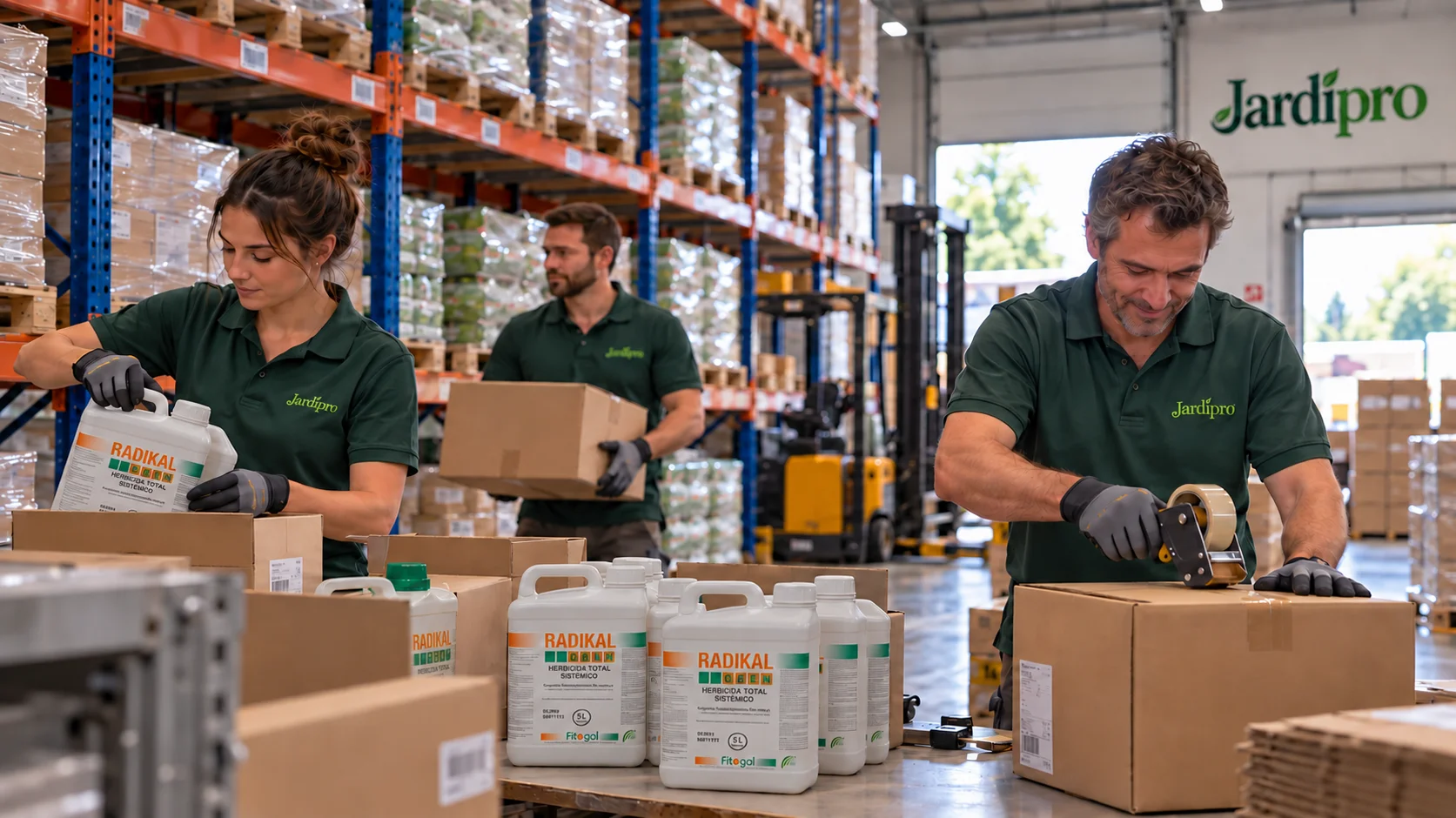 Préparation des produits Jardipro